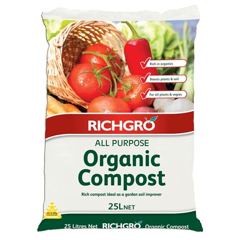 Richgro offer soil conditioners, potting mixes, fertilisers, water savers and plant protection. . Richgro organic compost bunnings